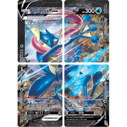 Greninja V-UNION [Set of 4] - SWSH Sword & Shield Promo Cards Holofoil