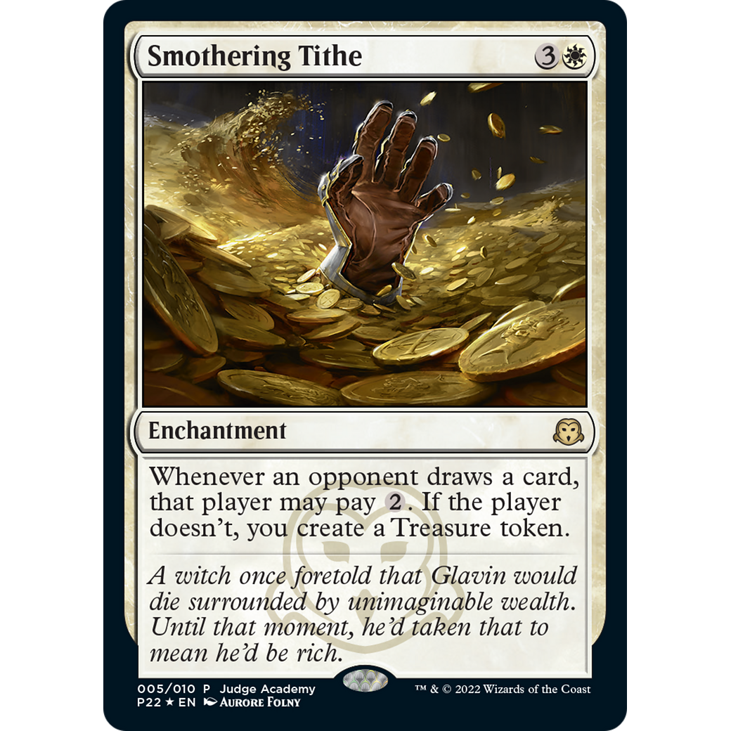 Smothering Tithe (JDG-005) - Judge Gift Cards 2022 Foil