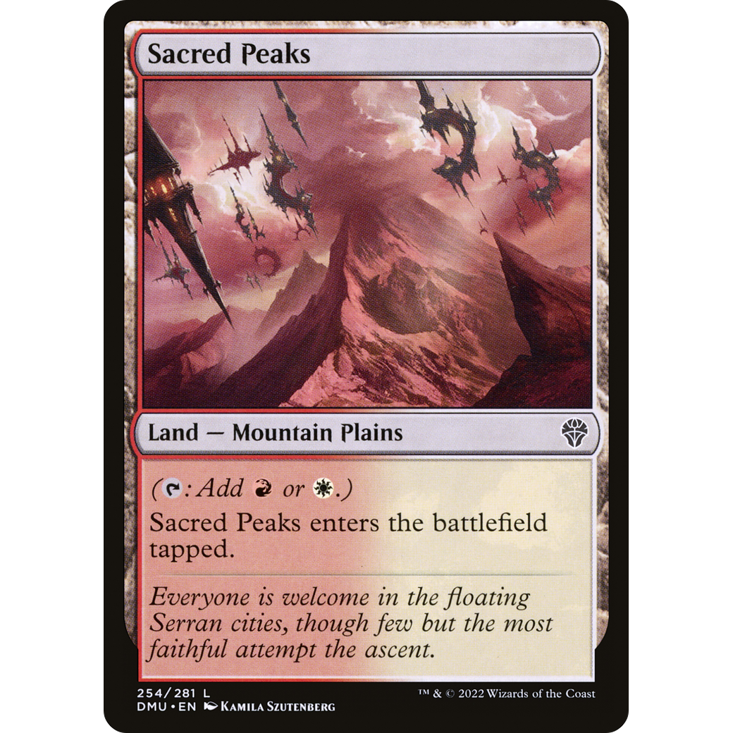 Sacred Peaks (DMU-254) - Dominaria United