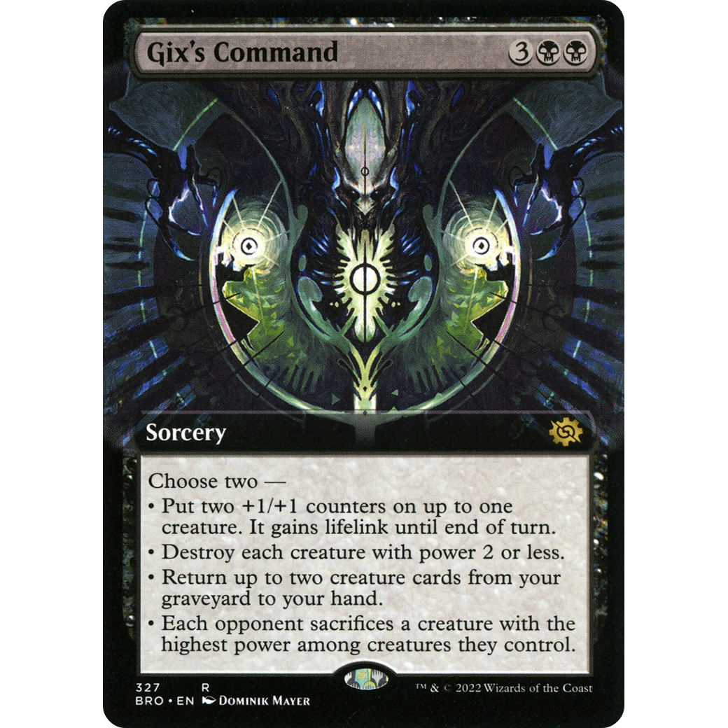 Gix's Command (Extended Art) (BRO-327) - The Brothers' War: (Extended Art)