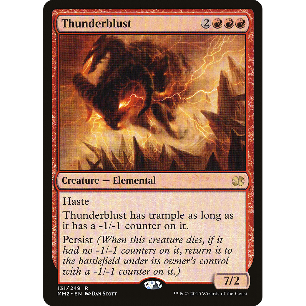 Thunderblust (MM2-131) - Modern Masters 2015
