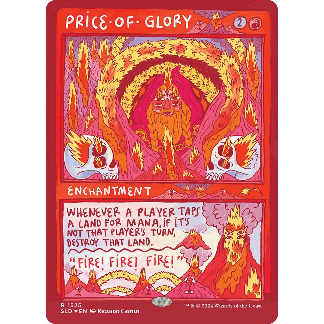 Price of Glory (Rainbow Foil) (SLD-1525) - Secret Lair Drop Foil