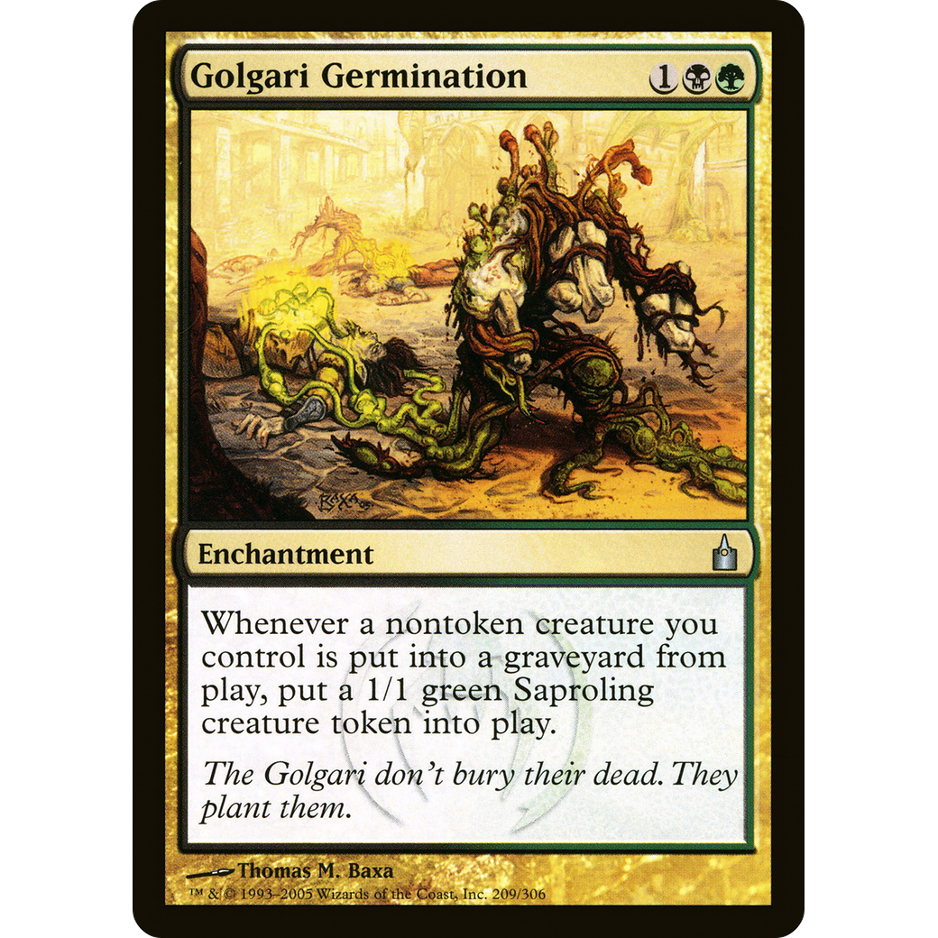 Golgari Germination (RAV-209) - Ravnica: City of Guilds Foil