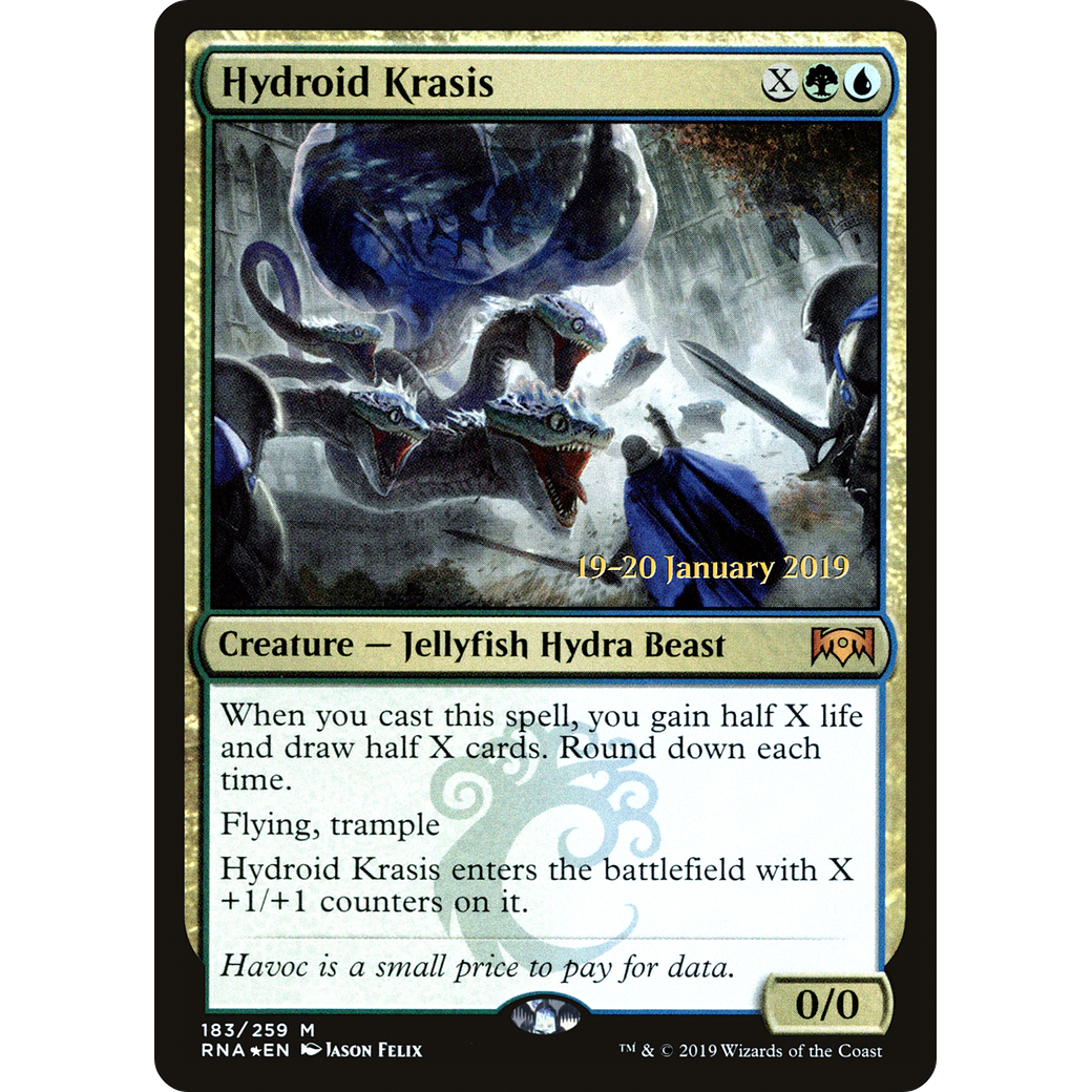 Hydroid Krasis (PRE-183) - Ravnica Allegiance Promos Foil