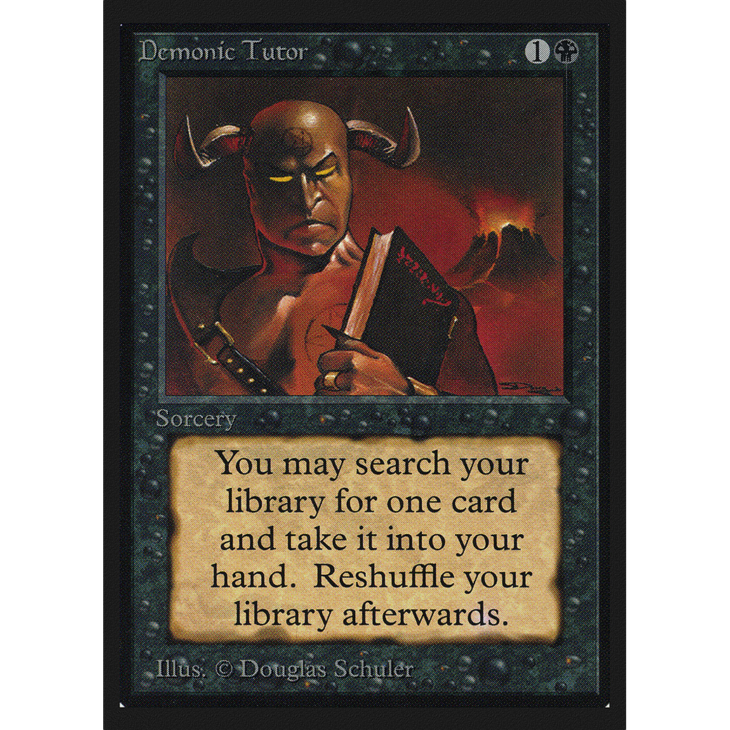 Demonic Tutor (CE) (CED-) - Collectors' Edition