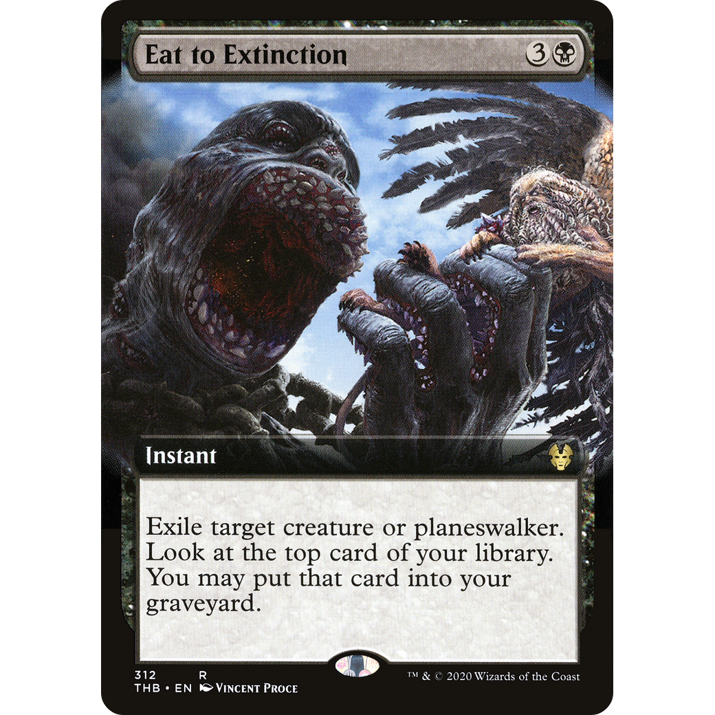 Eat to Extinction (Extended Art) (THB-312) - Theros Beyond Death: (Extended Art)
