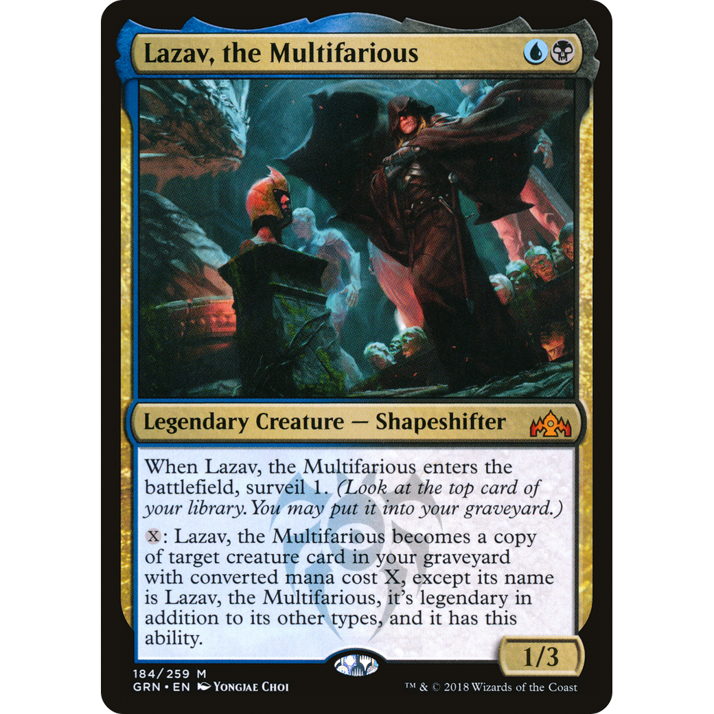 Lazav, the Multifarious (GRN-184) - Guilds of Ravnica Foil