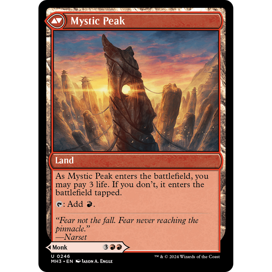 Pinnacle Monk // Mystic Peak (MH3-246) - Modern Horizons 3