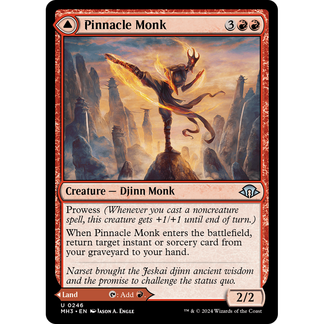 Pinnacle Monk // Mystic Peak (MH3-246) - Modern Horizons 3