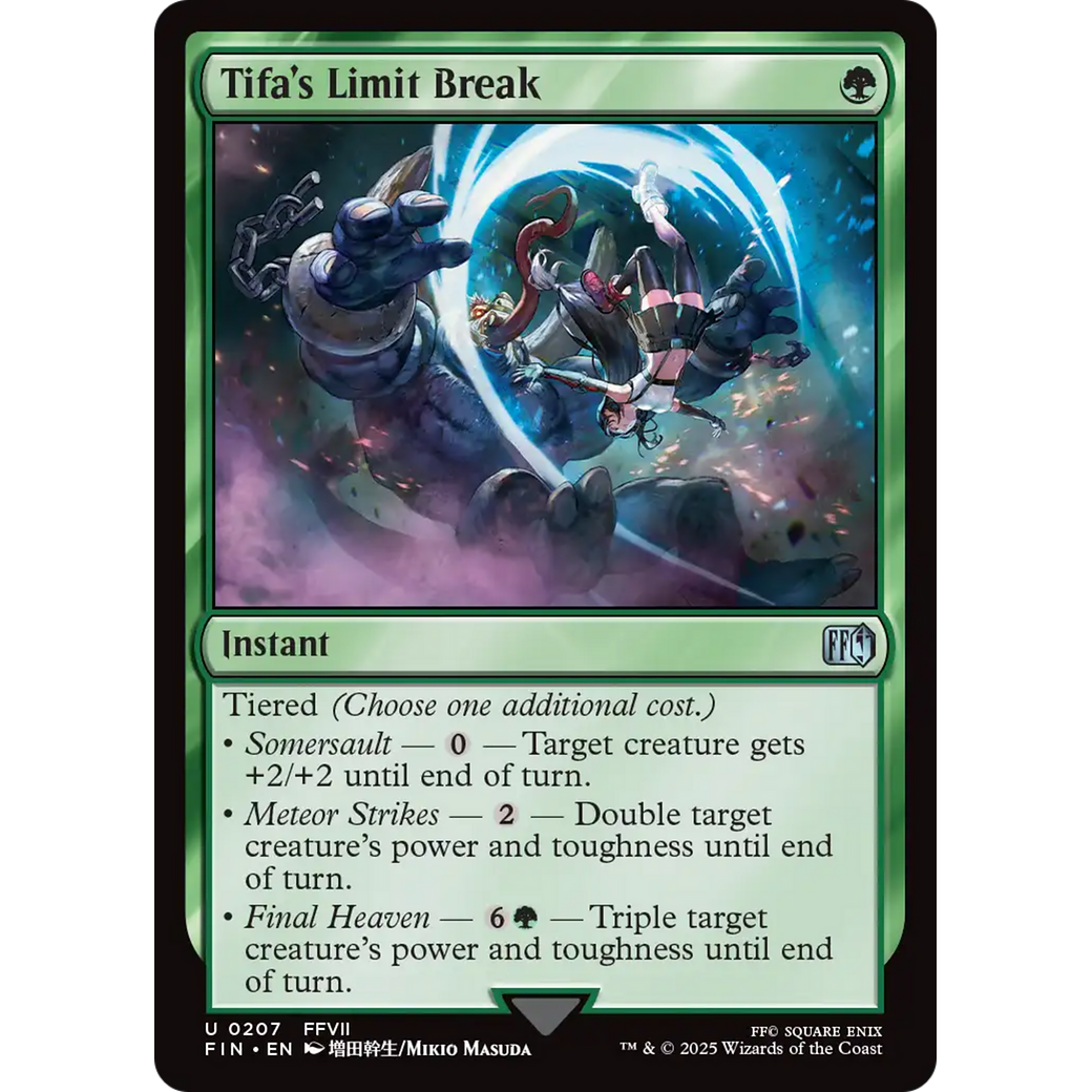 Tifa's Limit Break (FIN-207) - FINAL FANTASY Foil