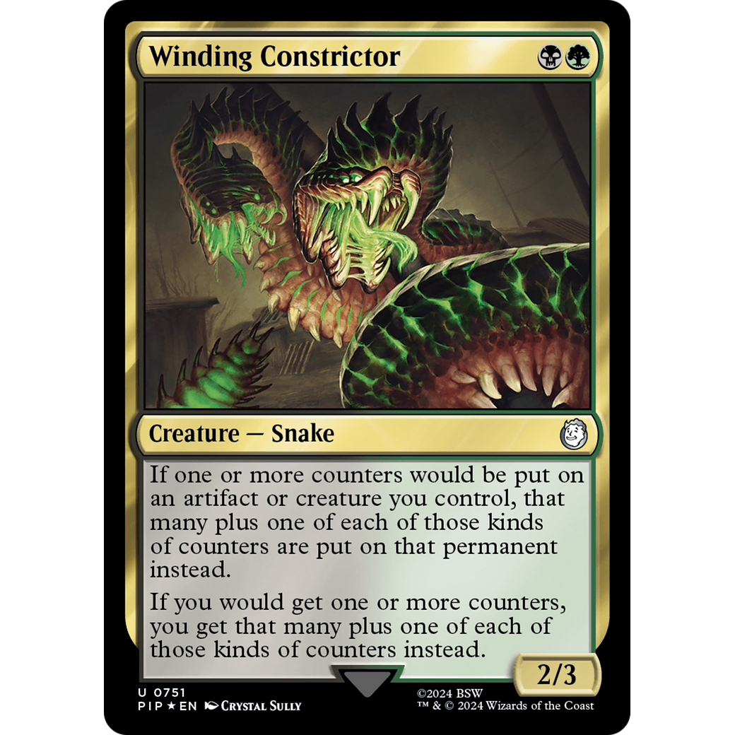 Winding Constrictor (PIP-751) - Fallout Foil
