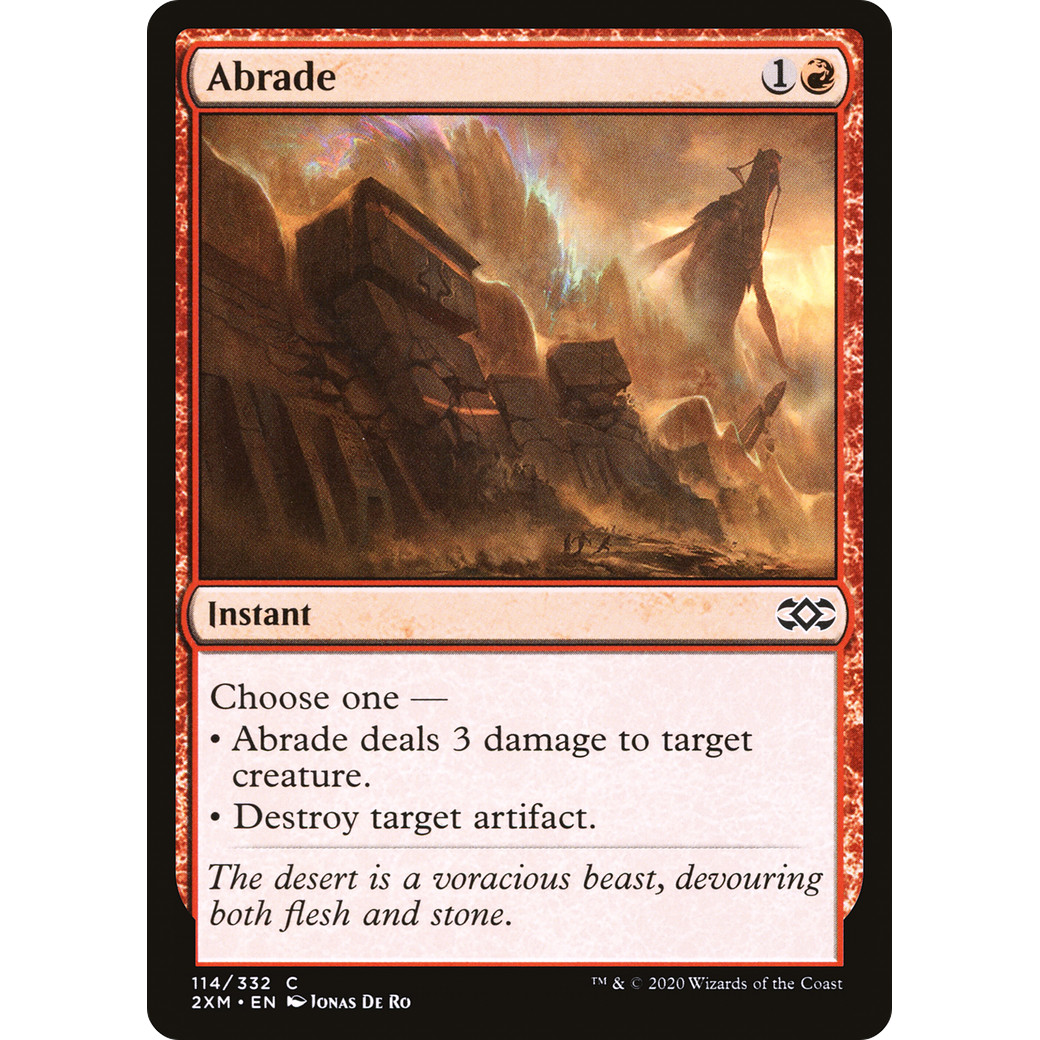 Abrade (2XM-114) - Double Masters Foil