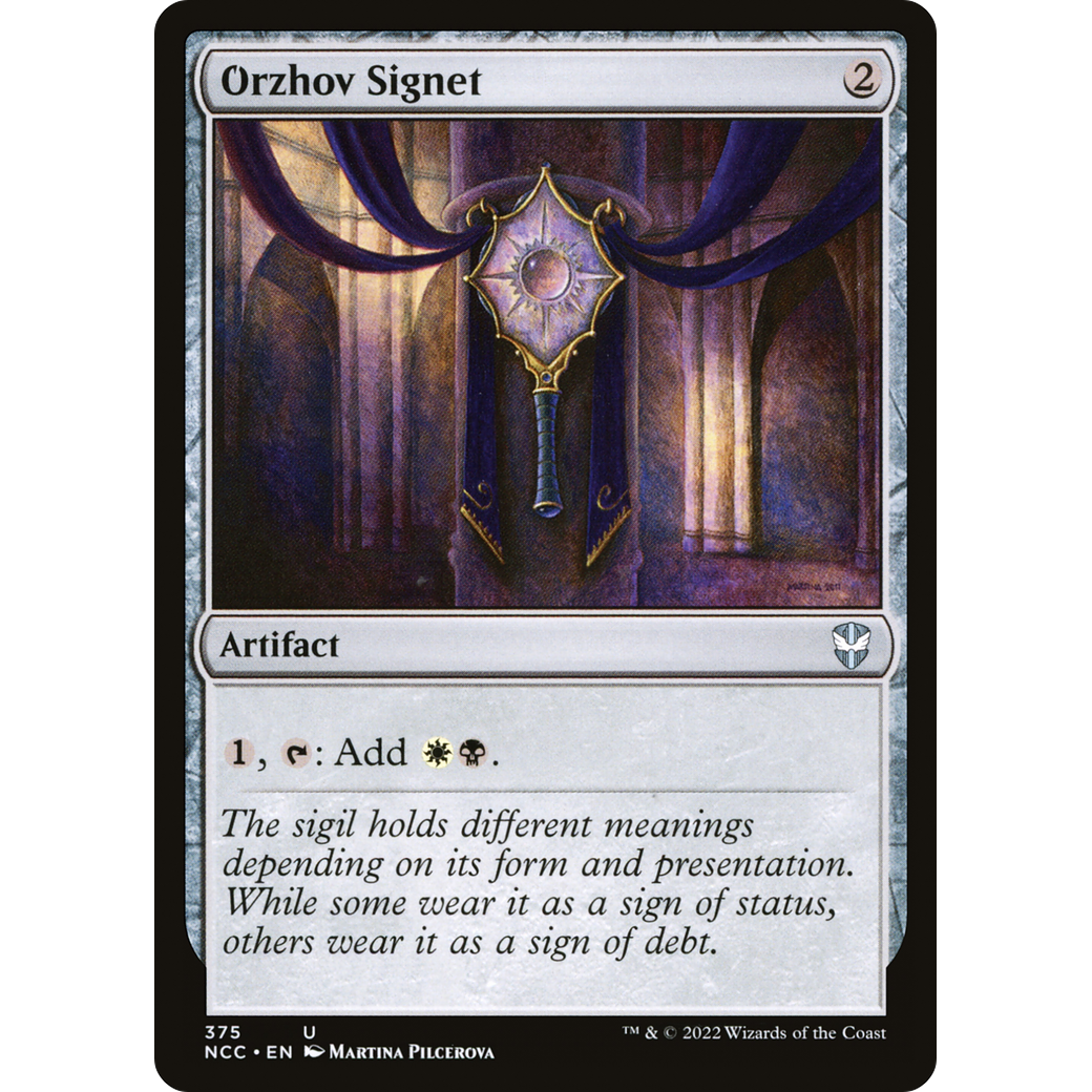 Orzhov Signet (NCC-375) - New Capenna Commander