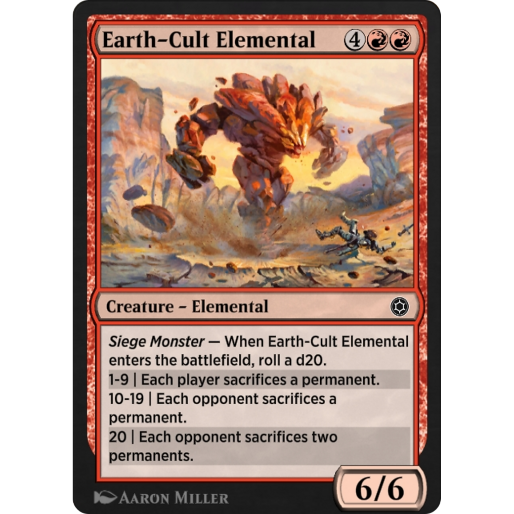 Earth-Cult Elemental (HBG-180) - Alchemy Horizons: Baldur's Gate