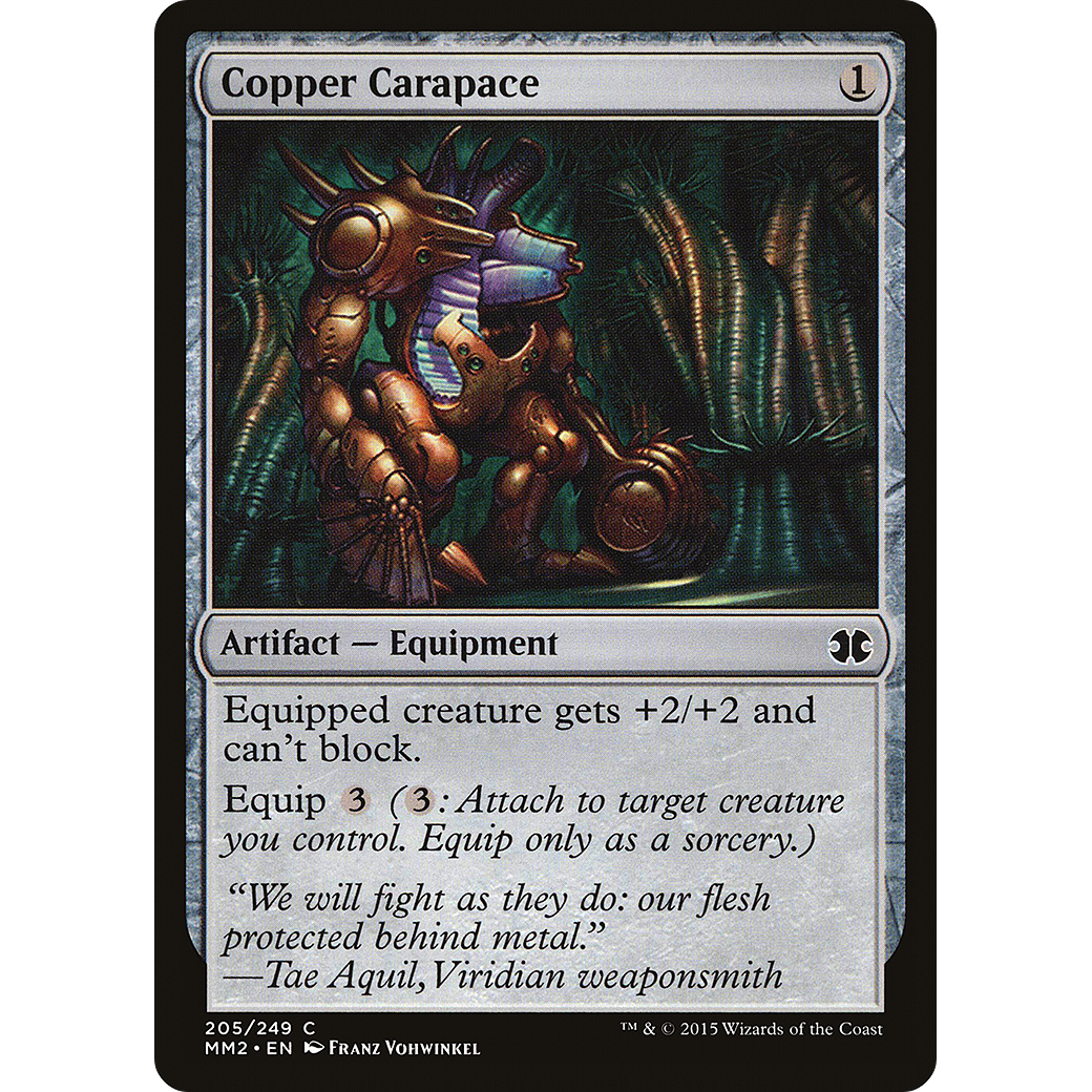 Copper Carapace (MM2-205) - Modern Masters 2015