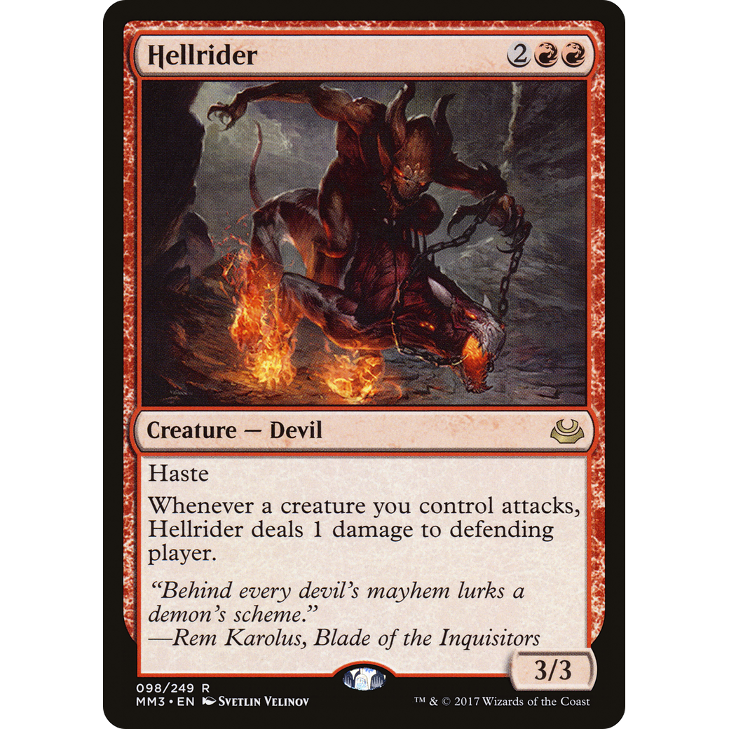 Hellrider (MM3-098) - Modern Masters 2017 Foil