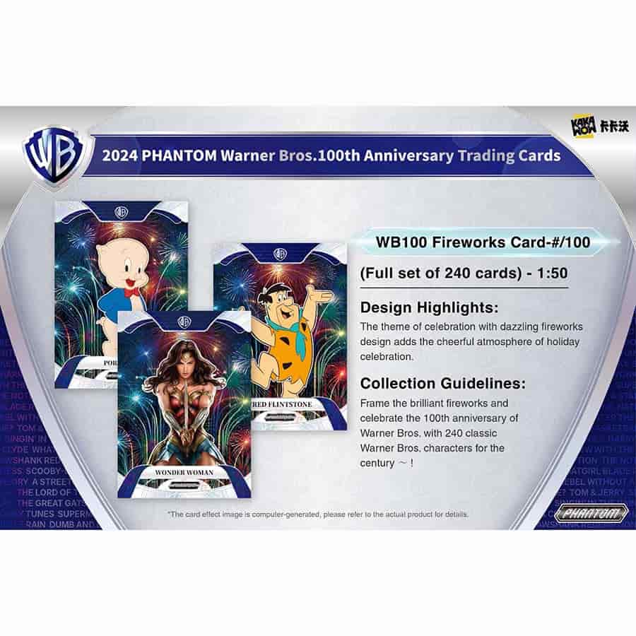 2024 Phantom Warner Bros 100th Anniversary Trading Cards
