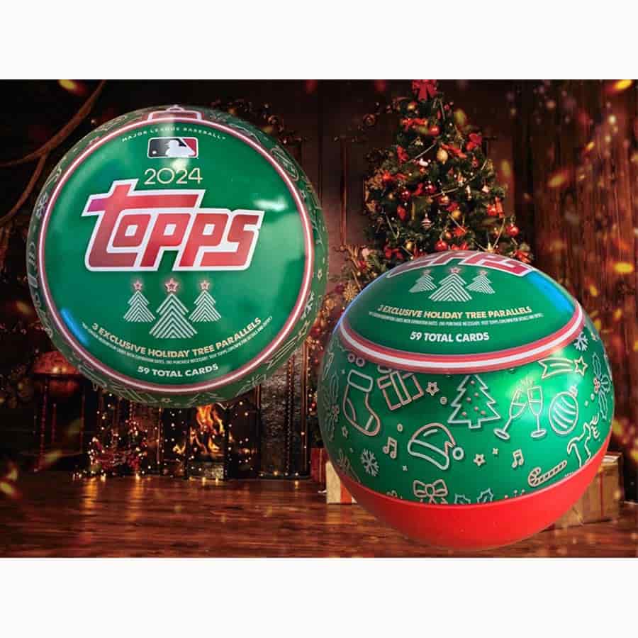 2024 Topps Holiday Baseball Tin