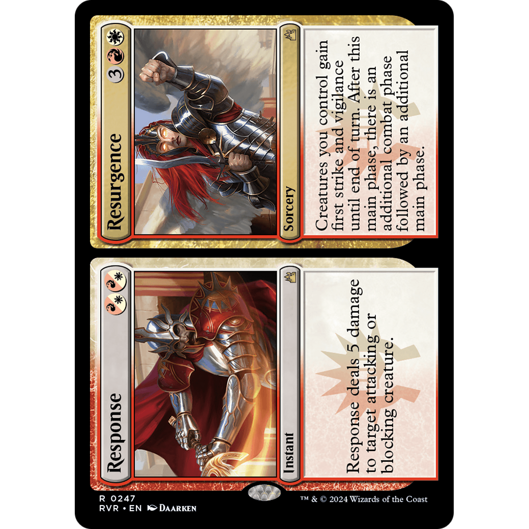 Response // Resurgence (RVR-247) - Ravnica Remastered Foil