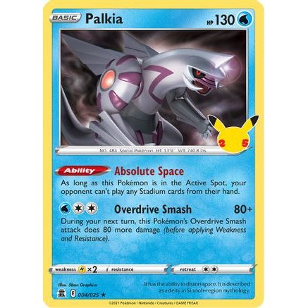 Palkia 4/25 - Celebrations Holofoil