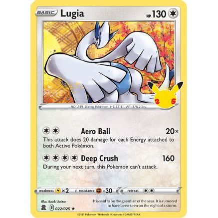 Lugia 22/25 - Celebrations Holofoil