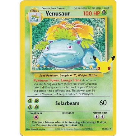Venusaur 15 - Celebrations Classic Collection Holofoil