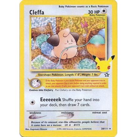 Cleffa 20/25 - Celebrations Classic Collection Holofoil