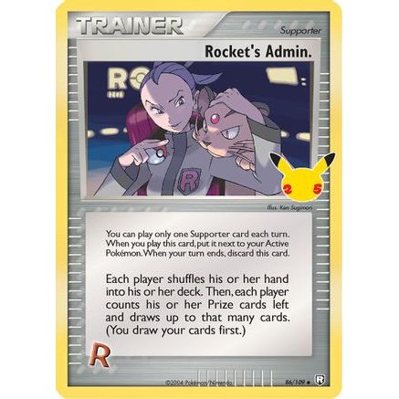 Rocket's Admin. 86/25 - Celebrations Classic Collection Holofoil