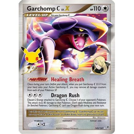 Garchomp C LV.X 145/25 - Celebrations Classic Collection Holofoil