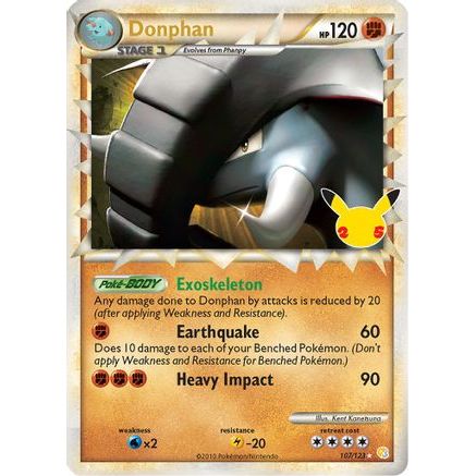 Donphan (Prime) 107/25 - Celebrations Classic Collection Holofoil