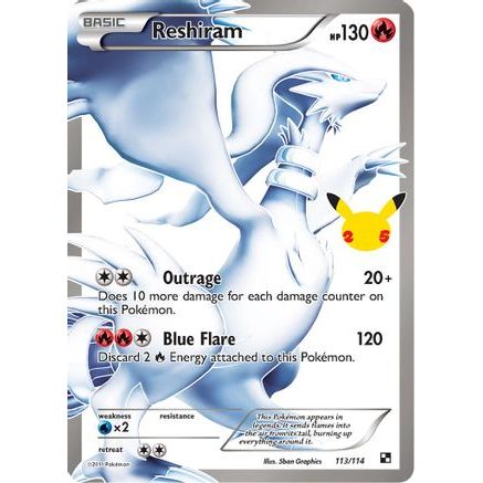 Reshiram 113/25 - Celebrations Classic Collection Holofoil