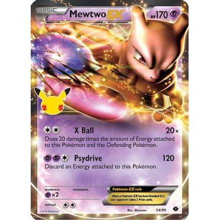Mewtwo EX 54/25 - Celebrations Classic Collection Holofoil