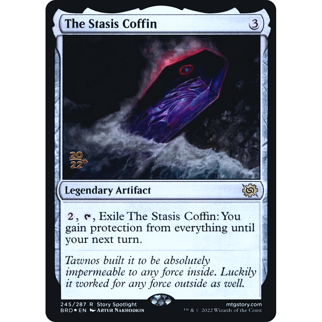 The Stasis Coffin (PRE-245) - The Brothers' War Promos Foil