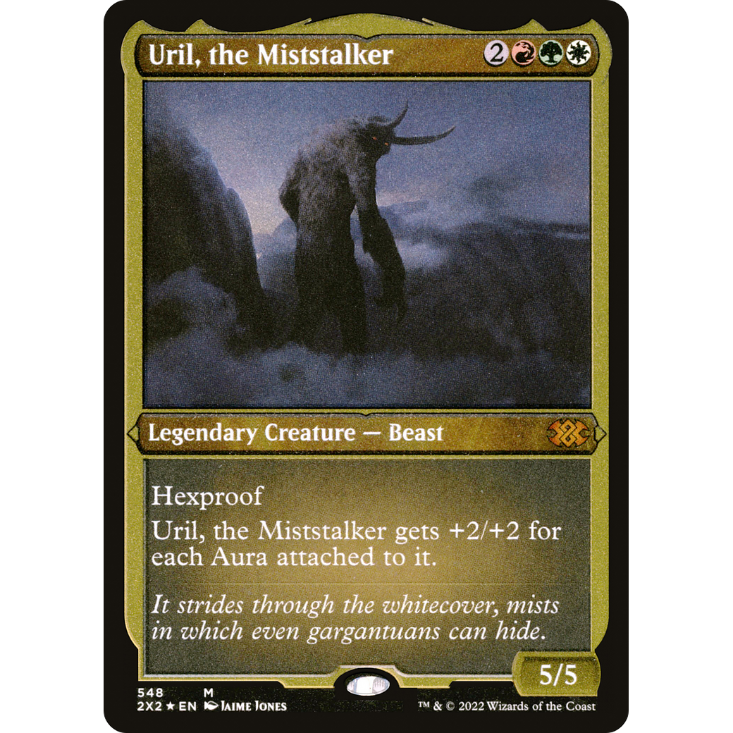 Uril, the Miststalker (Foil Etched) (2X2-548) - Double Masters 2022 Foil