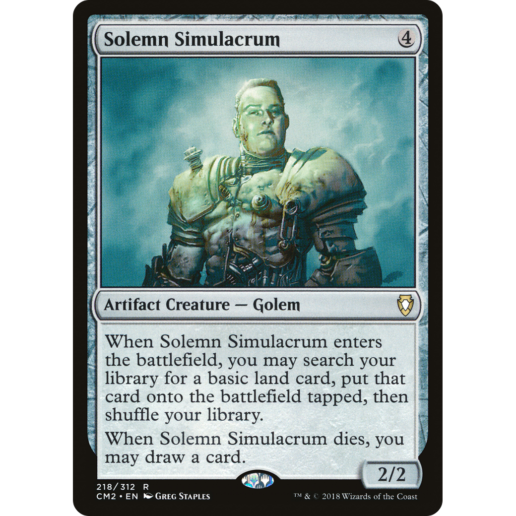 Solemn Simulacrum (218) (CM2-218) - Commander Anthology Volume II