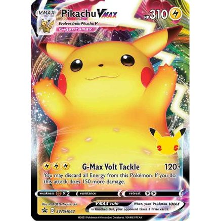 Pikachu VMAX - SWSH062 SWSH062/307 - SWSH Sword & Shield Promo Cards Holofoil