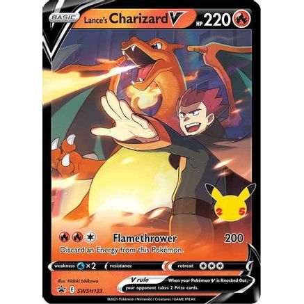 Lance's Charizard V - SWSH133 SWSH133/307 - SWSH Sword & Shield Promo Cards Holofoil