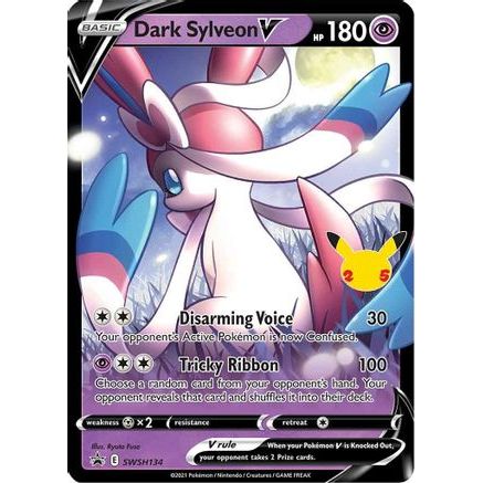 Dark Sylveon V - SWSH134 SWSH134/307 - SWSH Sword & Shield Promo Cards Holofoil