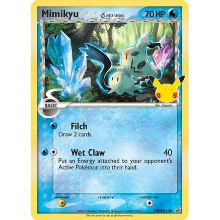 Mimikyu (Delta Species) - SWSH136 SWSH136/307 - SWSH Sword & Shield Promo Cards Holofoil