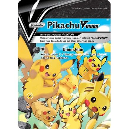 Pikachu V-Union - SWSH139 SWSH139/307 - SWSH Sword & Shield Promo Cards Holofoil