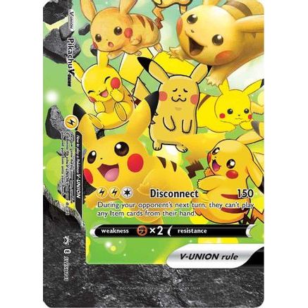 Pikachu V-Union - SWSH141 SWSH141/307 - SWSH Sword & Shield Promo Cards Holofoil