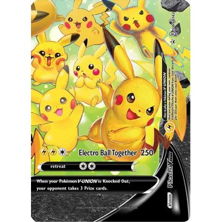 Pikachu V-Union - SWSH142 SWSH142/307 - SWSH Sword & Shield Promo Cards Holofoil