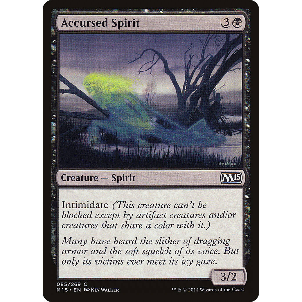 Accursed Spirit (M15-085) - Magic 2015