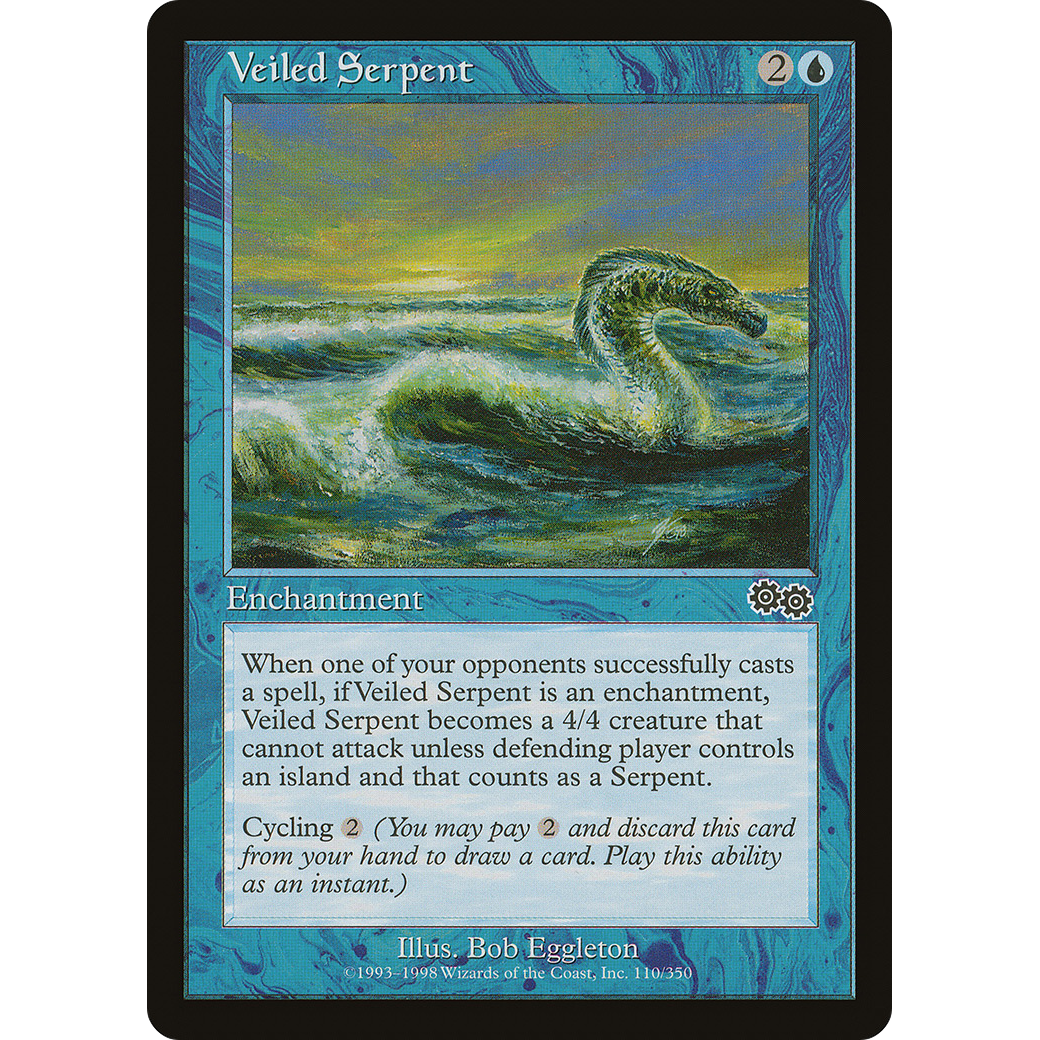 Veiled Serpent (USG-110) - Urza's Saga