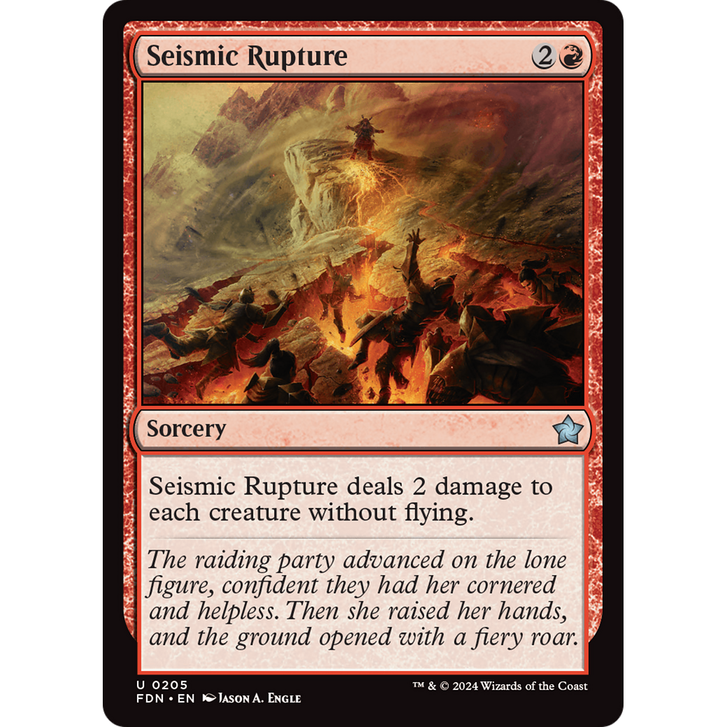 Seismic Rupture (FDN-205) - Foundations Foil