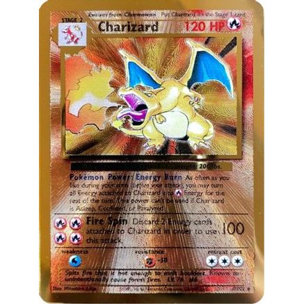 Charizard (Celebrations Metal Card) 4 - Miscellaneous Cards & Products Holofoil
