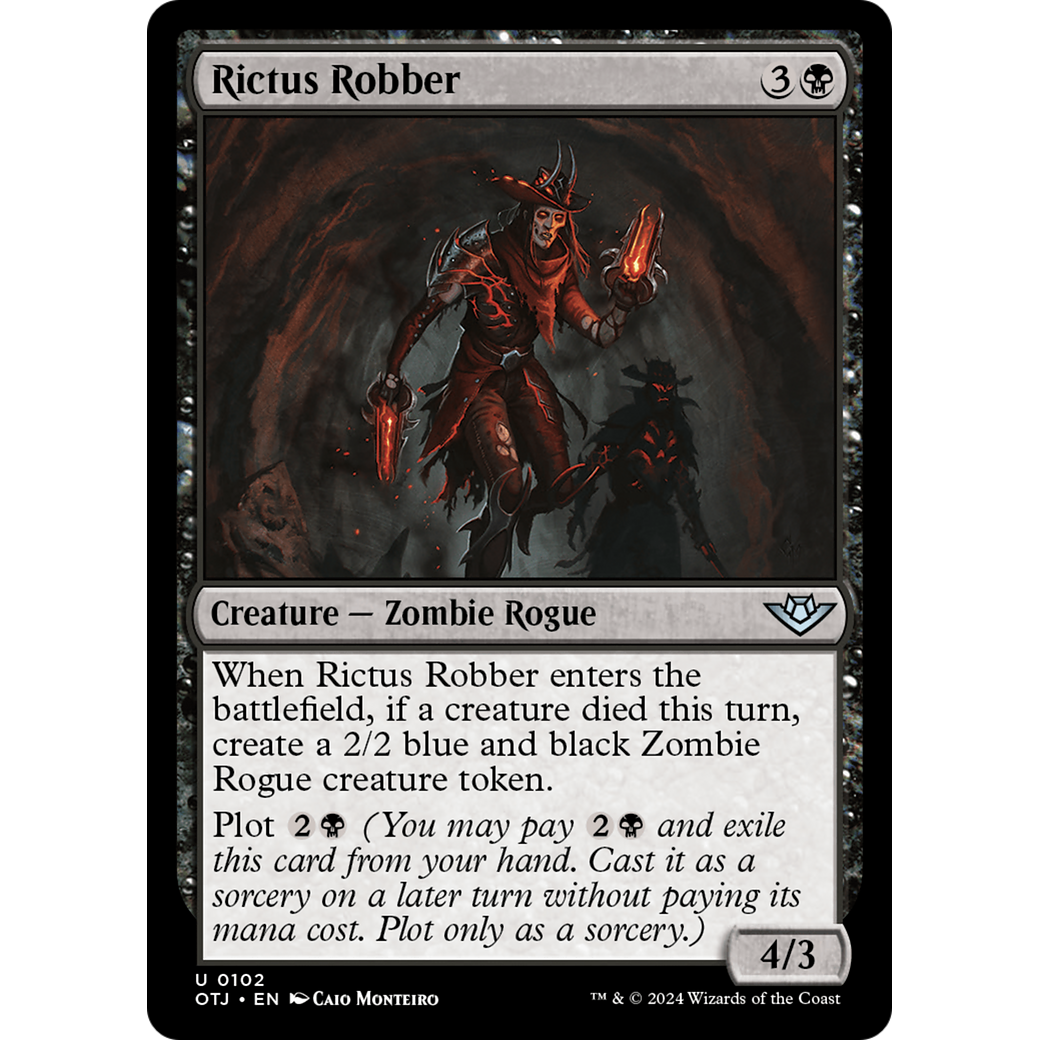 Rictus Robber (OTJ-102) - Outlaws of Thunder Junction Foil