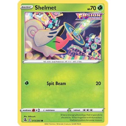Shelmet 13/264 - SWSH08 Fusion Strike