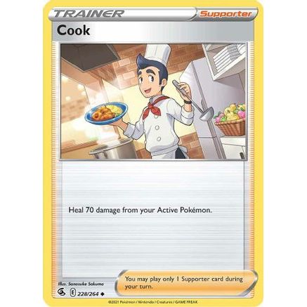 Cook 228/264 - SWSH08 Fusion Strike Reverse Holofoil