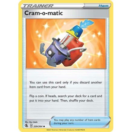 Cram-o-matic 229/264 - SWSH08 Fusion Strike Reverse Holofoil